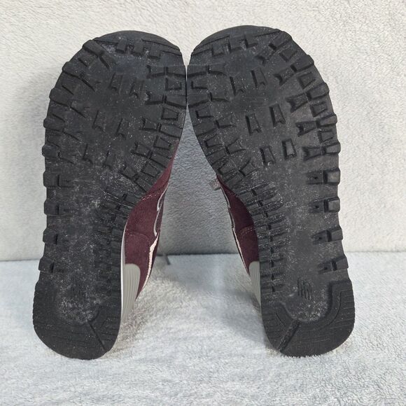 NEW BALANCE 574 RUNNING TRAINER SPORT SNEAKERS WOMEN SHOES BURGUNDY SIZE 7.5 - Picture 11 of 14